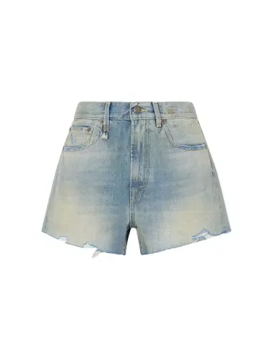 R13 X-bf Frayed Denim Shorts | Thumbnail 1 R13 X-bf Frayed Denim Shorts | Thumbnail 1
