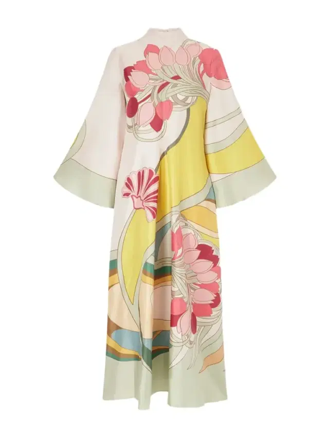 La DoubleJ Floral-print Silk Maxi Dress