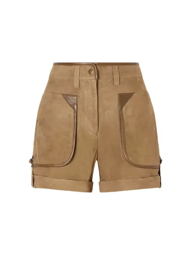 Marline Suede Cargo Shorts