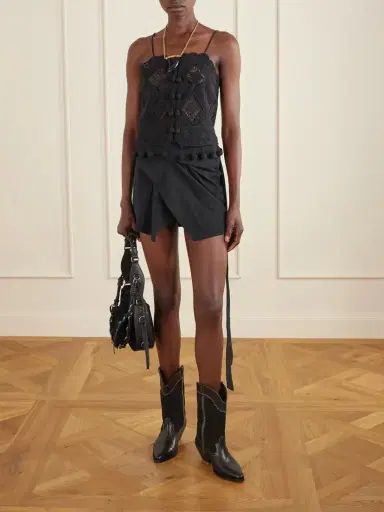 Isabel Marant Nelssy Crocheted Cotton-blend Tank | Thumbnail 2 Isabel Marant Nelssy Crocheted Cotton-blend Tank | Thumbnail 2