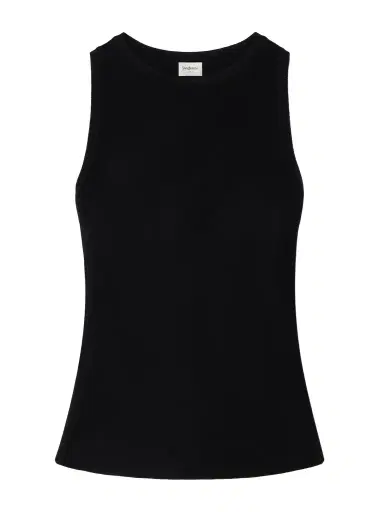 Saint Laurent Ribbed-knit Tank | Thumbnail 1 Saint Laurent Ribbed-knit Tank | Thumbnail 1