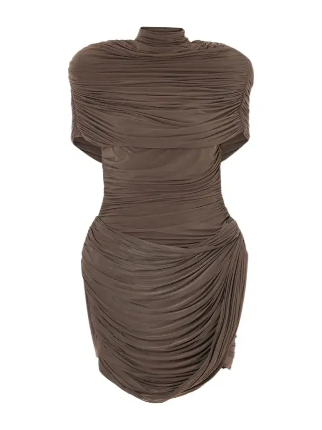 Ruched Jersey Mini Dress