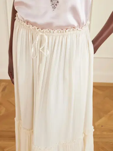 Chloé Tiered Silk Crepe De Chine Maxi Skirt | Thumbnail 5 Chloé Tiered Silk Crepe De Chine Maxi Skirt | Thumbnail 5