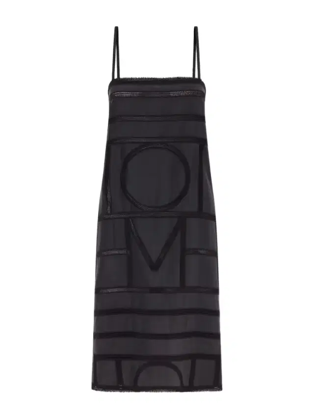 Embroidered Silk Midi Dress