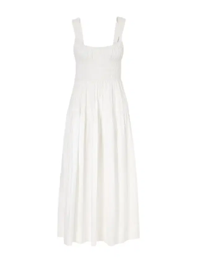 DÔEN Clover Shirred Organic Cotton-poplin Midi Dress