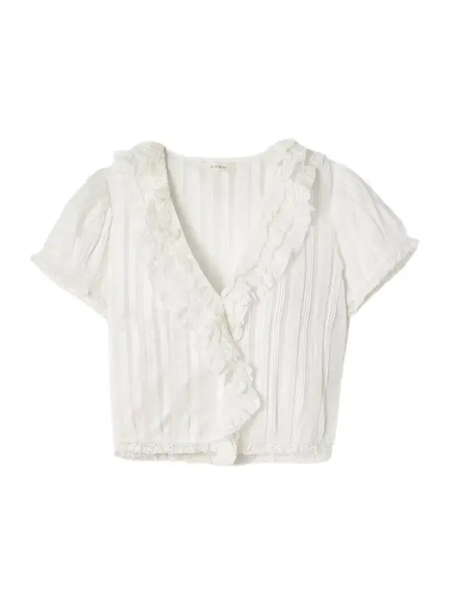 Bernadette Lace-trimmed Pintucked Organic Cotton-voile Blouse
