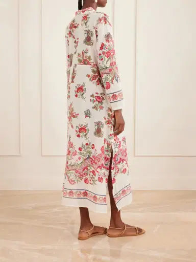 Emporio Sirenuse Giada Floral-print Cotton-voile Kaftan | Thumbnail 3 Emporio Sirenuse Giada Floral-print Cotton-voile Kaftan | Thumbnail 3