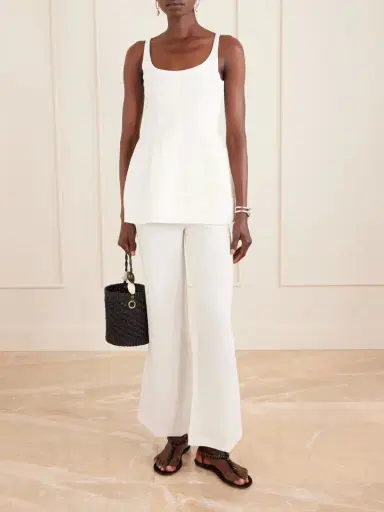 Faithfull Syna Linen Straight-leg Pants | Thumbnail 2 Faithfull Syna Linen Straight-leg Pants | Thumbnail 2