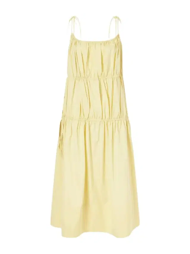 Ella Tiered Cotton And Silk-blend Midi Dress