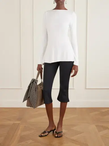 The Park Allison Capri Scuba Pants | Thumbnail 2