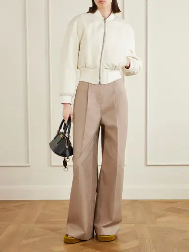 Balenciaga Pleated Cotton Wide-leg Pants | Thumbnail 2 Balenciaga Pleated Cotton Wide-leg Pants | Thumbnail 2