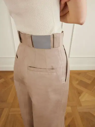 Balenciaga Pleated Cotton Wide-leg Pants | Thumbnail 5 Balenciaga Pleated Cotton Wide-leg Pants | Thumbnail 5