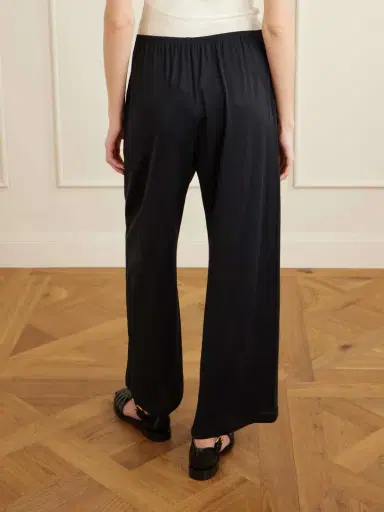 TOTEME Cotton And Silk-blend Wide-leg Pajama Pants | Thumbnail 4 TOTEME Cotton And Silk-blend Wide-leg Pajama Pants | Thumbnail 4