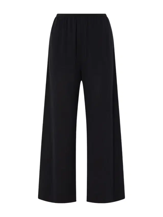 Cotton And Silk-blend Wide-leg Pajama Pants