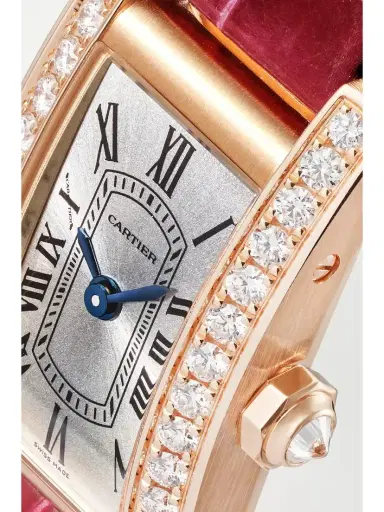 Cartier Tank Américaine Mini 18-karat Rose Gold Diamond Watch | Thumbnail 5 Cartier Tank Américaine Mini 18-karat Rose Gold Diamond Watch | Thumbnail 5