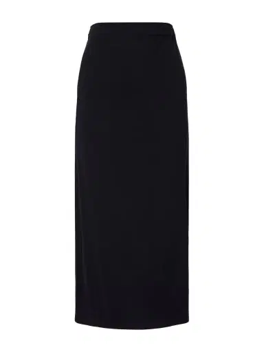 TOTEME Organic Cotton And Silk-blend Wrap Midi Skirt | Thumbnail 1
