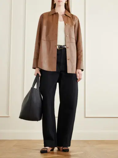 Roger Vivier Belle Vivier Buckled Two-tone Suede Ballet Flats | Thumbnail 4