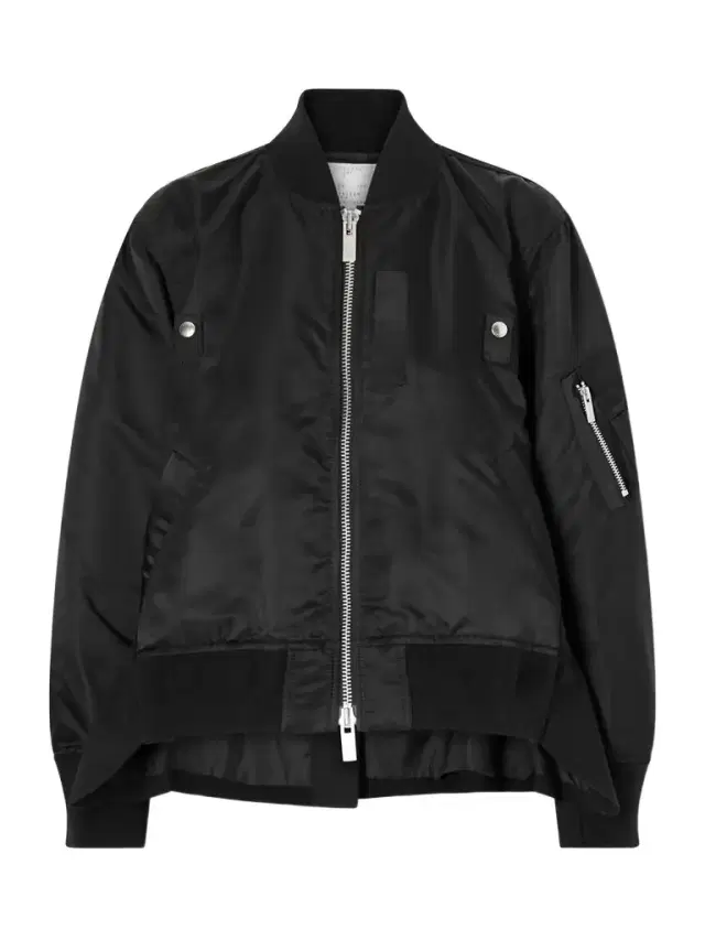 Padded Twill Bomber Jacket