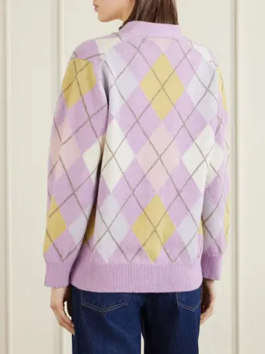 Daughter Argyle Wool Cardigan | Thumbnail 4 Daughter Argyle Wool Cardigan | Thumbnail 4