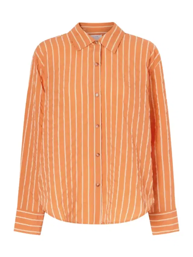 Tangier Striped Crinkled Tencel™-blend Shirt