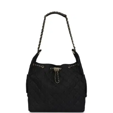 Chanel Chanel Medium 25 Hobo Bag Dark Denim Light Gold Hardware | Thumbnail 6 Chanel Chanel Medium 25 Hobo Bag Dark Denim Light Gold Hardware | Thumbnail 6