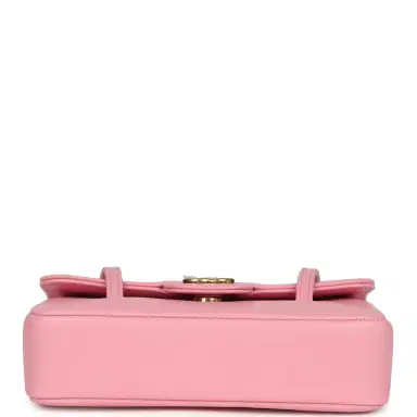 Chanel Chanel Mini Preppy Coco Clutch with Straps Pink Shiny Caviar Brushed Gold Hardware | Thumbnail 6 Chanel Chanel Mini Preppy Coco Clutch with Straps Pink Shiny Caviar Brushed Gold Hardware | Thumbnail 6