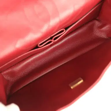 Chanel Chanel Small Reissue 225 2.55 Crush Double Flap Bag Burgundy Lambskin Gold Hardware | Thumbnail 8 Chanel Chanel Small Reissue 225 2.55 Crush Double Flap Bag Burgundy Lambskin Gold Hardware | Thumbnail 8