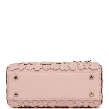 Dior Christian Dior Mini Lady Dior Bag "Clover" Rose Soupir Lambskin Light Gold Hardware | Thumbnail 6 Dior Christian Dior Mini Lady Dior Bag "Clover" Rose Soupir Lambskin Light Gold Hardware | Thumbnail 6