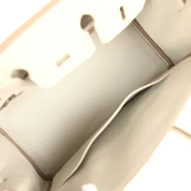 HERMÈS Hermes Birkin 25 Beton Matte Alligator Palladium Hardware | Thumbnail 8