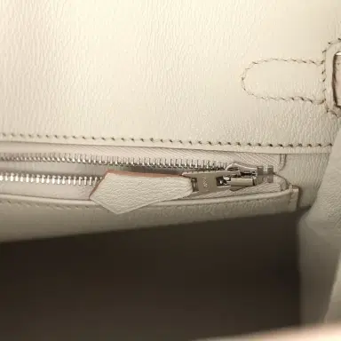 HERMÈS Hermes Birkin 25 Beton Matte Alligator Palladium Hardware | Thumbnail 9