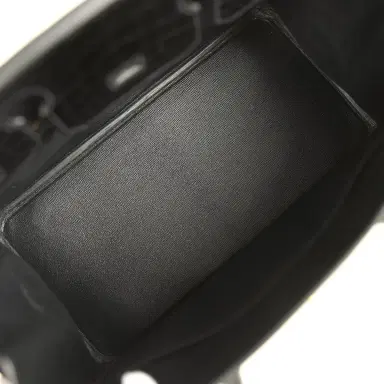HERMÈS Hermes Birkin 30 Black Matte Niloticus Crocodile Gold Hardware | Thumbnail 8