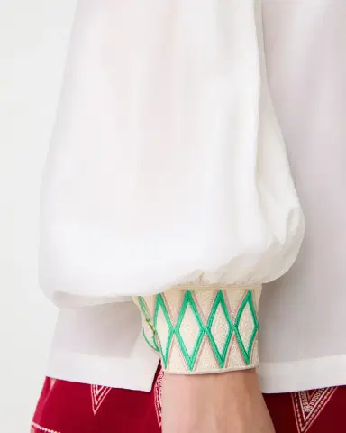 Emporio Sirenuse Vera Shirt with Ballerina Embroidery | Thumbnail 2