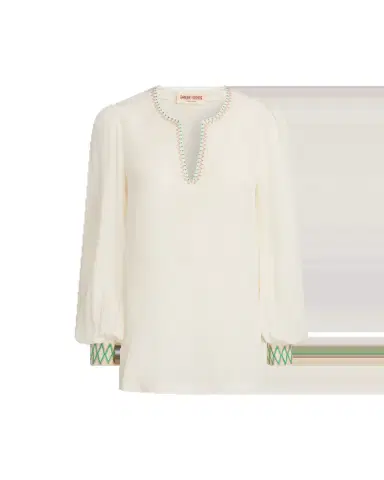 Emporio Sirenuse Vera Shirt with Ballerina Embroidery | Thumbnail 5