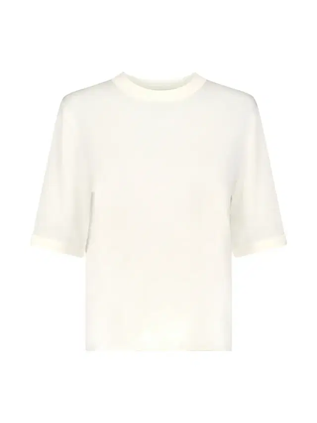 Nala Short-Sleeve Fluid Cashmere Top