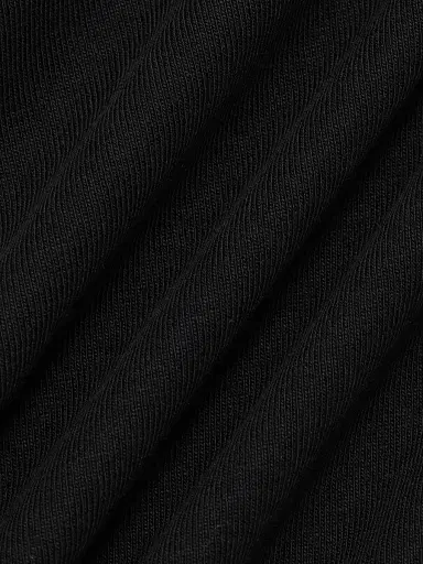 A.L.C. Women's Mae Draped Cotton Crop Tank - Black - Size Large | Thumbnail 7
