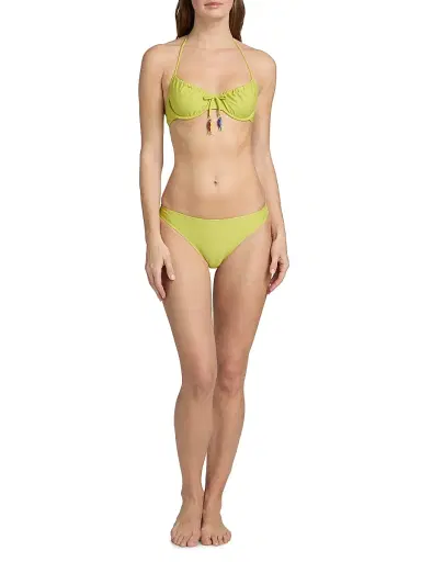 Solid & Striped Women's The Tati Bikini Bottom - Guava - Size Large | Thumbnail 2 Solid & Striped Women's The Tati Bikini Bottom - Guava - Size Large | Thumbnail 2