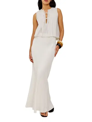 RAILS Women's Romina Bias-Cut Maxi Skirt - Ivory - Size Medium | Thumbnail 2 RAILS Women's Romina Bias-Cut Maxi Skirt - Ivory - Size Medium | Thumbnail 2