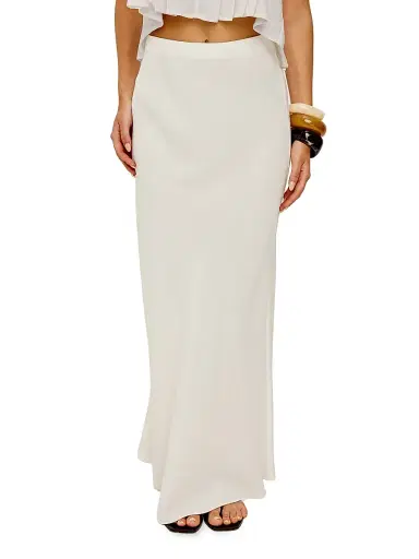RAILS Women's Romina Bias-Cut Maxi Skirt - Ivory - Size Medium | Thumbnail 3 RAILS Women's Romina Bias-Cut Maxi Skirt - Ivory - Size Medium | Thumbnail 3