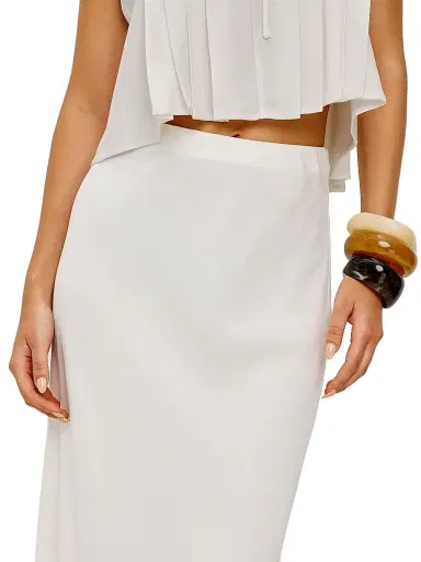RAILS Women's Romina Bias-Cut Maxi Skirt - Ivory - Size Medium | Thumbnail 6 RAILS Women's Romina Bias-Cut Maxi Skirt - Ivory - Size Medium | Thumbnail 6