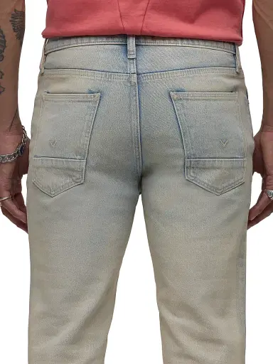 Hudson Jeans Men's Zack Coated Skinny-Fit Jeans - Coated Moss | Thumbnail 8 Hudson Jeans Men's Zack Coated Skinny-Fit Jeans - Coated Moss | Thumbnail 8