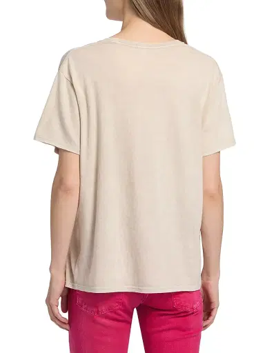 R13 Women's Pinky Promise Boy T-Shirt - Acid Khaki Stone | Thumbnail 5