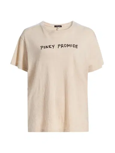 R13 Women's Pinky Promise Boy T-Shirt - Acid Khaki Stone | Thumbnail 1