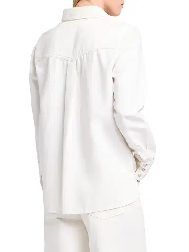 TWP Women's Ranchers Daughter Denim Shirt - White - Size Large | Thumbnail 5 TWP Women's Ranchers Daughter Denim Shirt - White - Size Large | Thumbnail 5