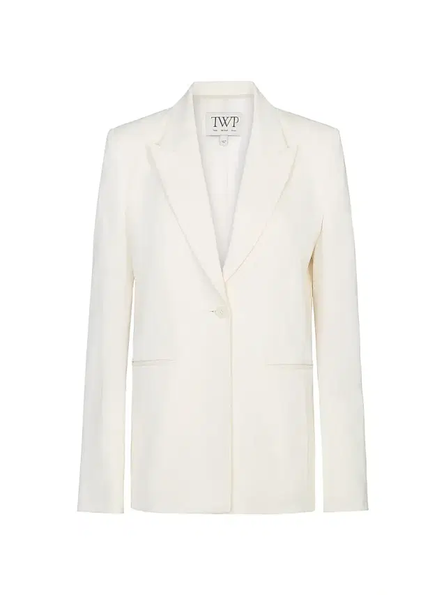 TWP Women's Her Fit Linen-Blend Blazer - Bone