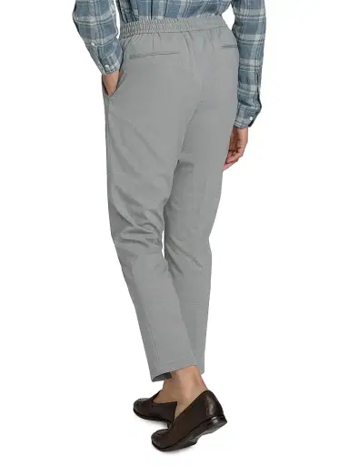 Saks Fifth Avenue Men's Lanatel Wool-Blend Drawstring Pants - Light Grey - Size 38 | Thumbnail 5 Saks Fifth Avenue Men's Lanatel Wool-Blend Drawstring Pants - Light Grey - Size 38 | Thumbnail 5