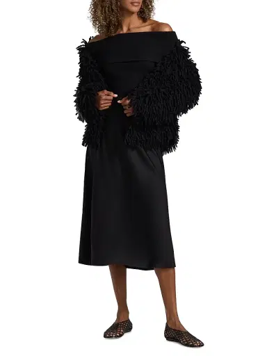 Lisa Yang Women's Bon Cashmere Fringe Cardigan | Thumbnail 2 Lisa Yang Women's Bon Cashmere Fringe Cardigan | Thumbnail 2