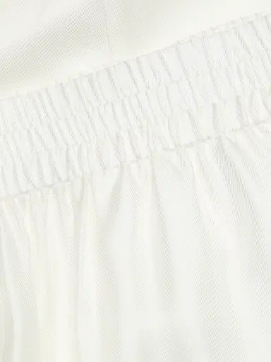 Lisa Yang Women's Silk Wide-Leg Trousers - Meringue - Size Medium | Thumbnail 7