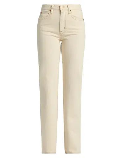 SLVRLAKE Women's Pheonix Relaxed Straight-Leg Jeans - Winter Ecru - Size 30 | Thumbnail 1 SLVRLAKE Women's Pheonix Relaxed Straight-Leg Jeans - Winter Ecru - Size 30 | Thumbnail 1