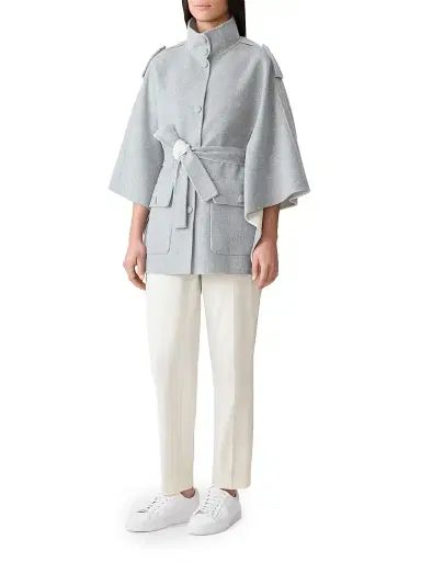 Mackage Women's Henrietta Cape Jacket - Light Grey - Size XS | Thumbnail 2