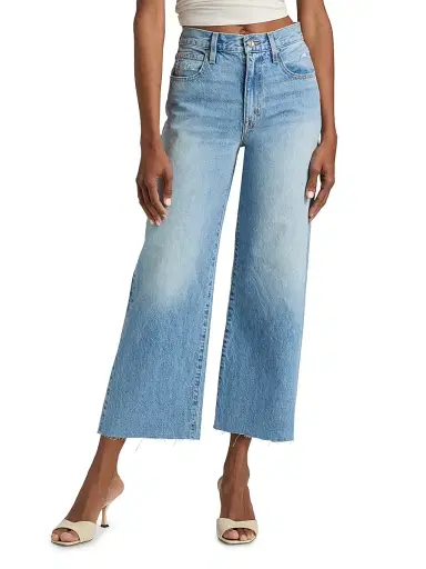 SLVRLAKE Women's Grace Wide-Leg Crop Jeans - Find Your Way - Size 32 | Thumbnail 3